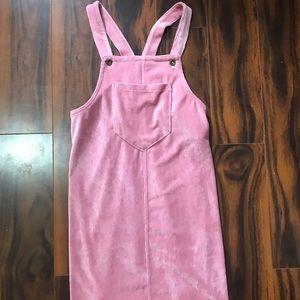 Girls size 12 pink velvet jumper